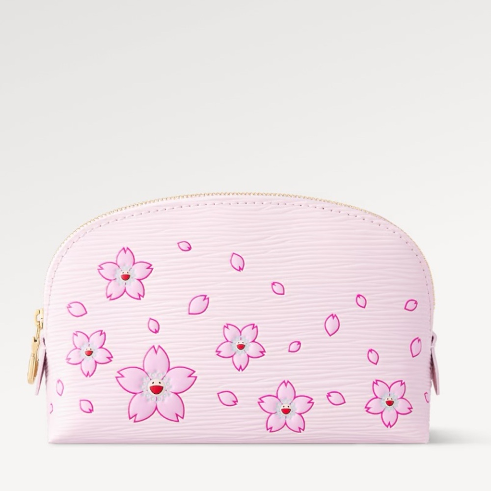 Louis Vuitton X Murakami Cherry Blossom Sakura Cosmetic Pouch PM